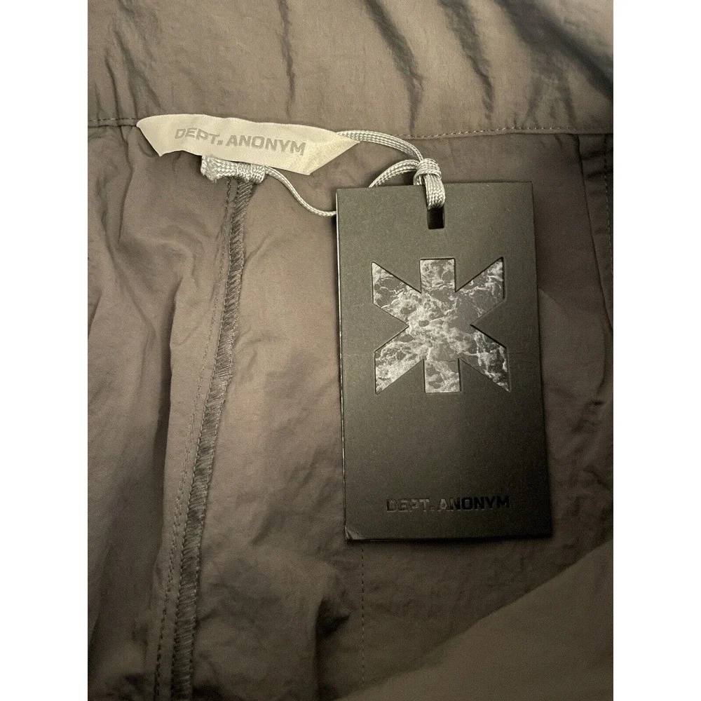 NWT Dept. Anonym Nylon Tech Performance Pants Men Size Large Gray‎ Outdoor Ankle